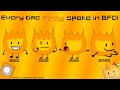 Every time FIREY spoke in BFDI! [Evolution of Firey's voice]