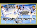 OLYMPIC TAEKWONDO KICKING DRILLS | Improve Co-Ordination, Reaction & Speed | GNT Tutorial