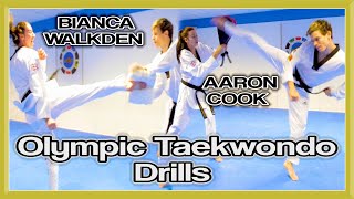 OLYMPIC TAEKWONDO KICKING DRILLS | Improve Co-Ordination, Reaction & Speed | GNT Tutorial