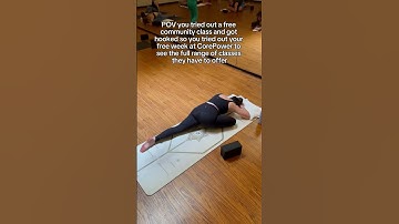 Free yoga every Sunday!