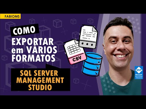 Vídeo: Como você exporta os resultados da consulta SQL para CSV?