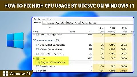 How to Fix High CPU Usage by UtcSvc on Windows 10/11 | High CPU Usage on Windows 11 | High CPU Usage