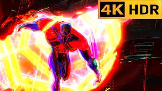 Miguel O Hara enters Earth 1610 Spider Man Across the Spider Verse 4K HDR