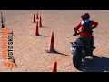 Adv motorcycle training tips with cones  all skill levels