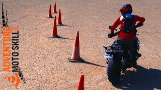 ADV Motorcycle Training Tips With Cones - All Skill Levels