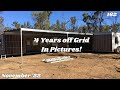 Our small footprint  four years off grid in images  one year of youtube   off grid australia 162