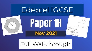 Maths IGCSE Nov 2021 4MA1 1H Walkthrough