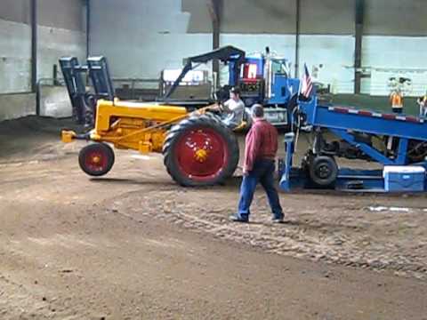 Zack pulling Minneapolis Moline ZA at 4000lbs at Benton County Fair Spring Tractor Pull 04-19-09