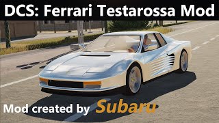 DCS: Ferrari Testarossa Mod | Preview Trailer