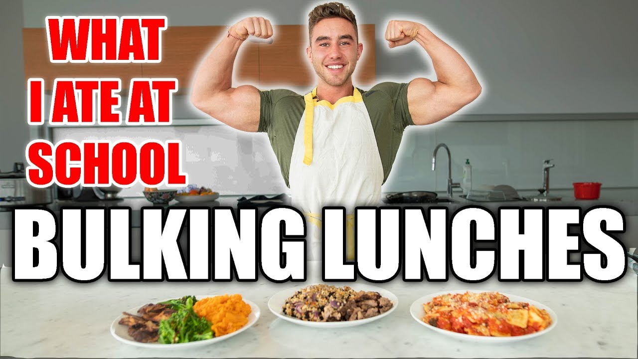 TOP 3 Muscle Building Meals | What I Ate At School To Grow TOP 3 Muscle Building Meals | What I Ate At School To Grow