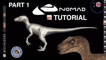 HOW TO SCULPT A RAPTOR - Sculpting Tutorial on Nomad Sculpt PART ONE