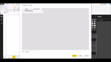 Enter Your Data Manually with PowerBI