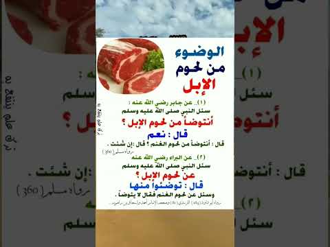 أنتوضأ من لحم الإبل
