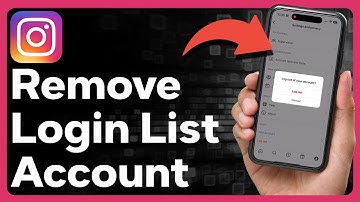 Hoe verwijder je een Instagram-account uit de inloglijst?