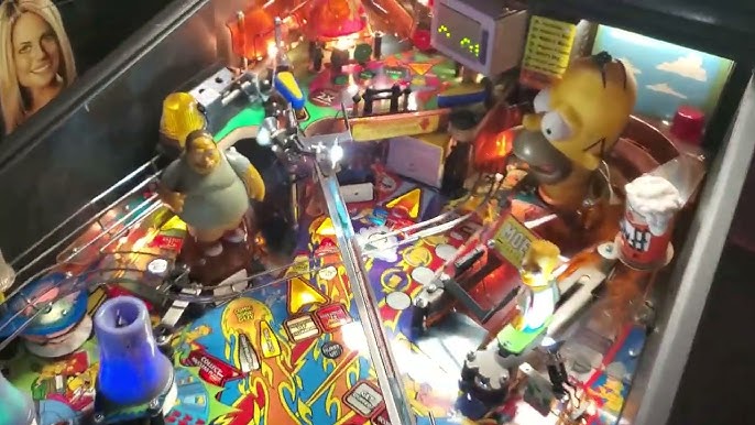 Pinball Mania - The Simpsons. Máquina impecável e pronta