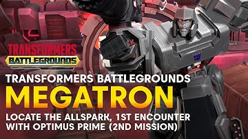 Transformers Battlegrounds Official Gameplay  - Megatron Recover The AllSpark (Mission 2)