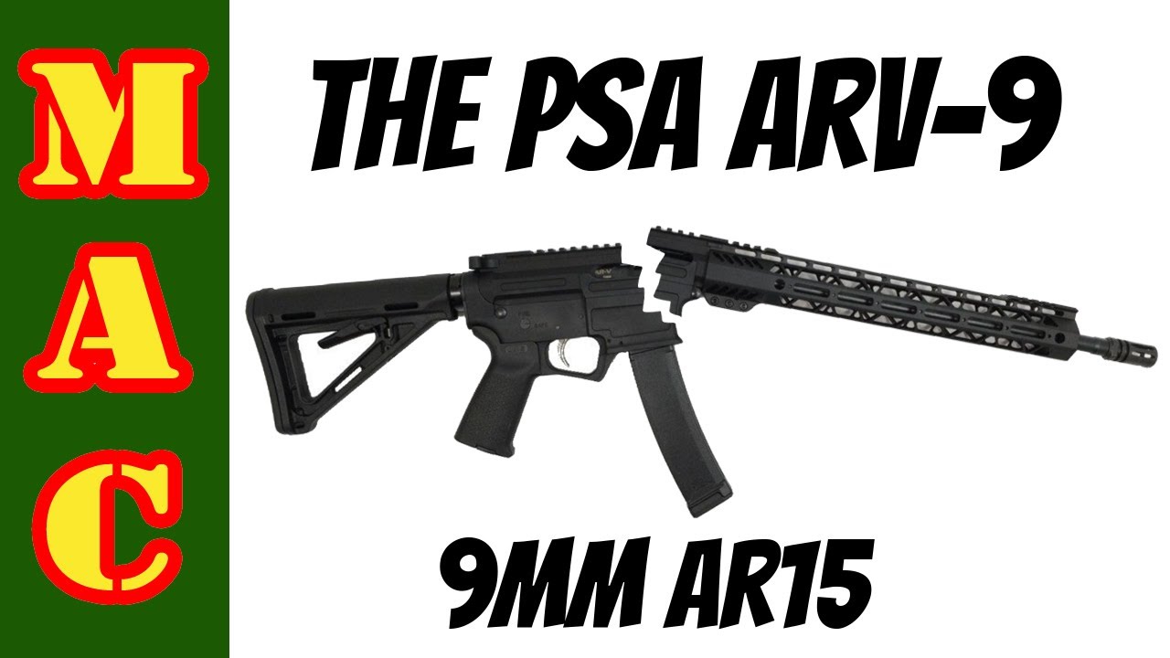 Palmetto State Armory AR-V 9mm AR15 that takes Scorpion mags - YouTube