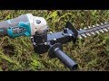 Angle grinder hack homemade hedge trimmer attachment