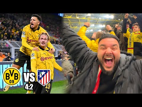 KRANKES SPIEL! Dortmund 4:2 Atlético Madrid Live aus dem Stadion