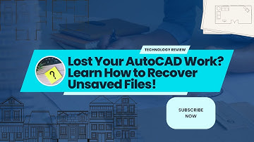 "Lost Your AutoCAD Work? Learn How to Recover Unsaved Files!"