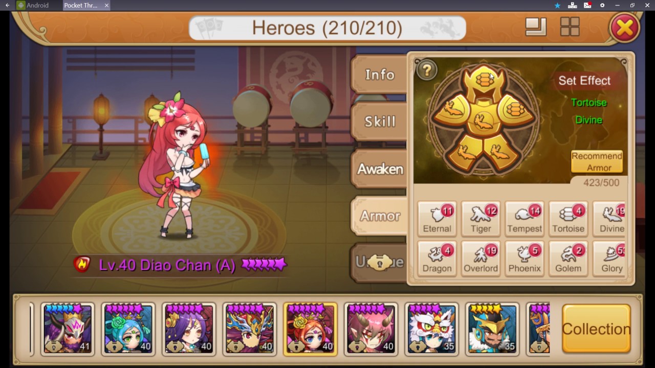 Pocket Three Kingdoms 200 Chest Fire Diao Chan YouTube