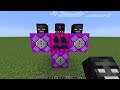 what if you create a PURPLE WITHER STORM in MINECRAFT