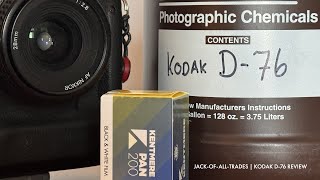 Jack of All Trades | Kodak D-76 Review Jack of All Trades | Kodak D-76 Review