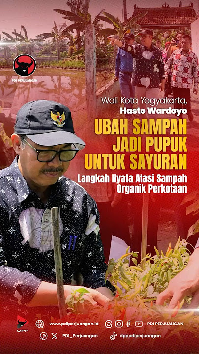 Wali Kota Yogya, Hasto Wardoyo Ubah Sampah Jadi Pupuk Untuk Sayuran, Langkah Atasi Sampah Organik