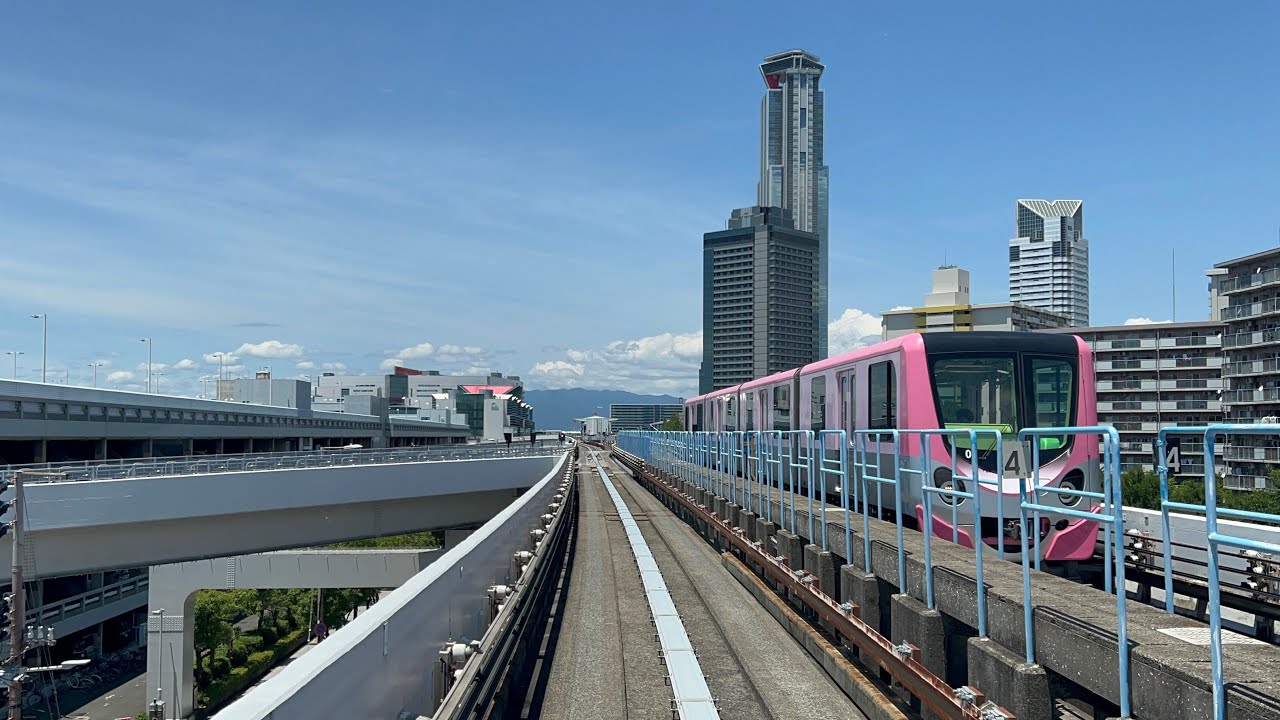 臨時ダイヤで高頻度運転】Osaka Metro 南港ポートタウン線