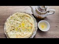 Старинный рецепт, Чеченские лепешки Чепалгаш творогом и зелёным луком/Fladenbrot Cheplgash mit Quark