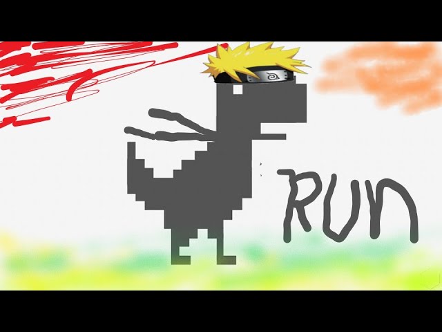 Dinosaur Naruto Run Sticker - Dinosaur Naruto Run Naruto - Discover & Share  GIFs
