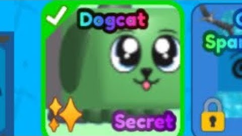 I hatched a shiny dogcat in mining simulator 2 (Season Pass Egg)