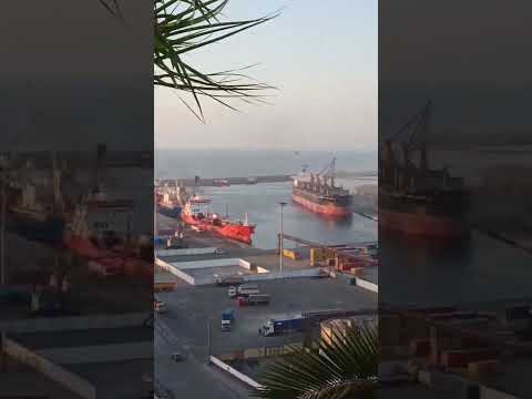 غروب الشمس مدينة وهران الباهية 