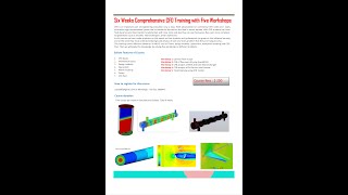 Famous Six weeks Comprehensive CFD training with five workshops Profile