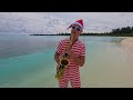Happy New Year greetings from the Maldivian Santa Claus on the saxophone.