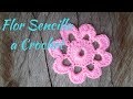 Tutorial Flor Calada a Crochet - PRINCIPIANTES