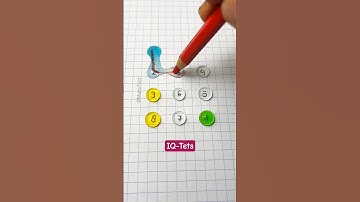 Draw a Checkered Path With Numbers 1 and 11? #drawing #line #maths #quiz #shorts