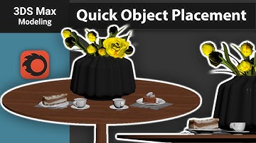 Quickly Place Objects on Surfaces in 3ds Max | Select and Place Tool Tutorial