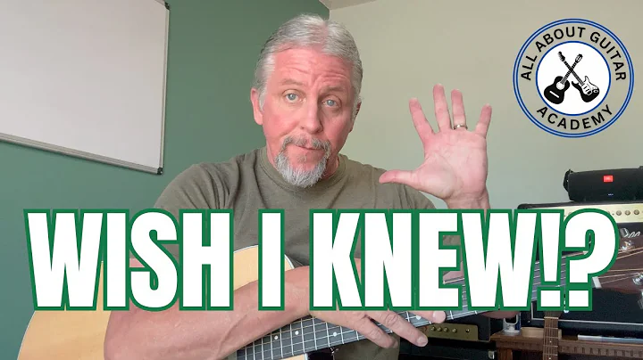 5 Things I Wish I Knew As A Beginner Guitarist