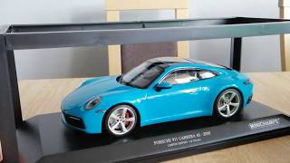 Porsche   Carrera 4S  Miami Blue Minichamps 1: