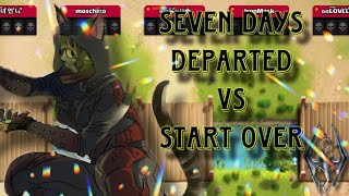 Seven Days Departed vs Start Over (корейский альянс) Скайрим в Империи пазлов😄