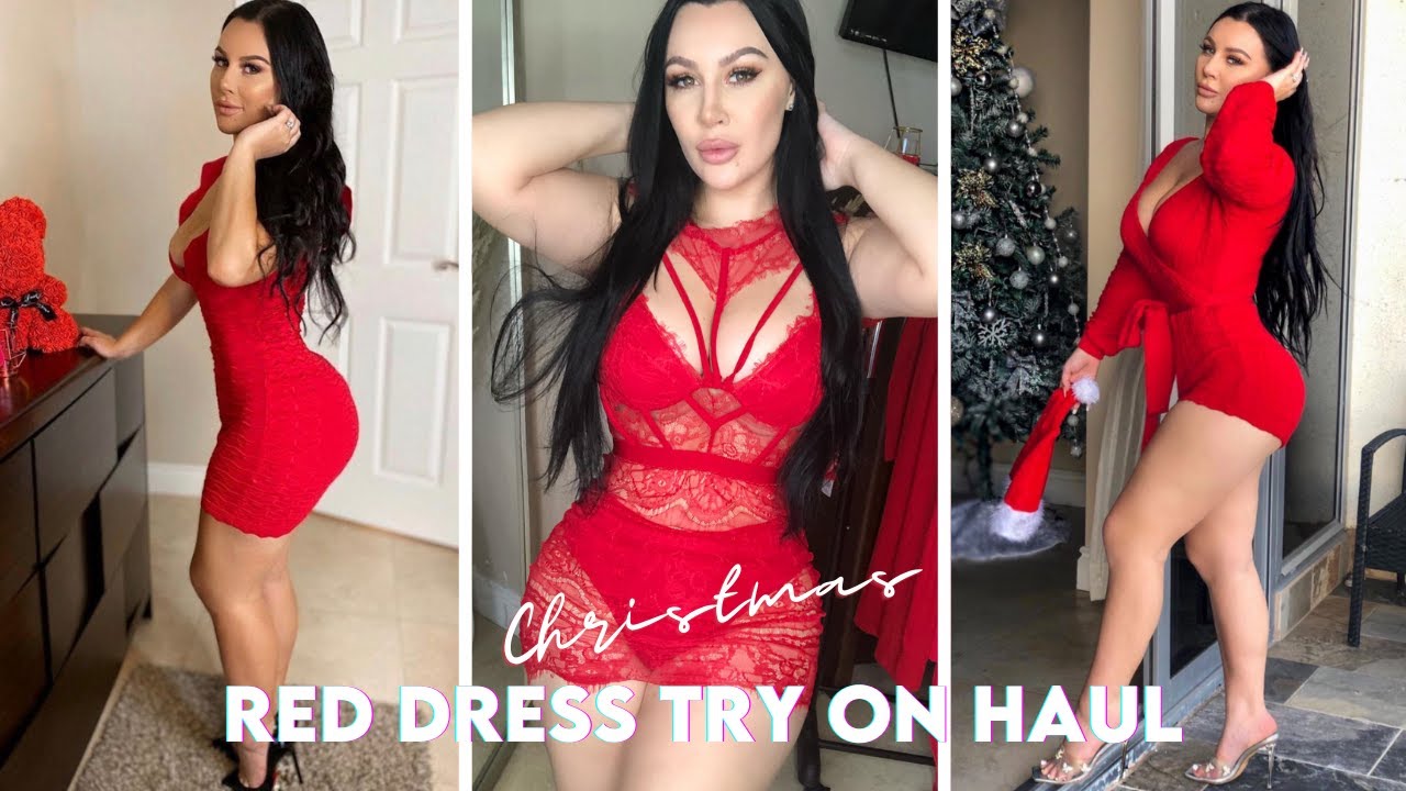 CHRISTMAS DRESS TRY ON HAUL | HOLIDAY FASHION OUTFITS | OUTFIT TRY HAUL