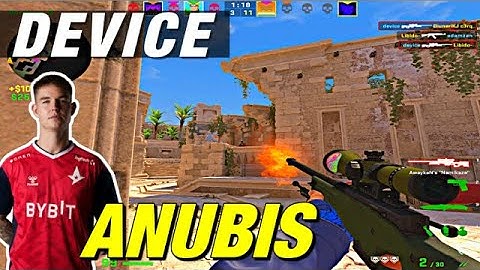 Device ANUBIS faceit game & 2 ACE!😲CSGO Device POV