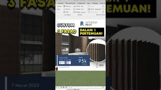 CURVE WALL IN REVIT #shorts