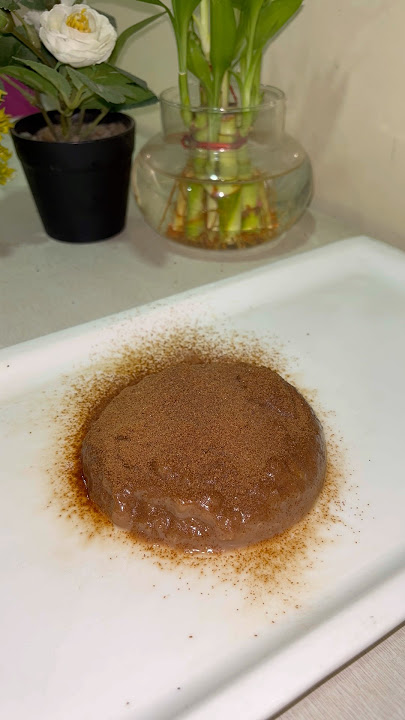Chocolate pudding|| chocolate cake jelly || #pudding #foodie #jelly #shortvideo #