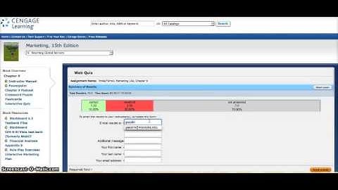 Interactive quiz demo