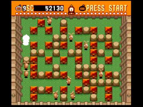 Super Bomberman-Super Nintendo-Parte 1 