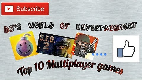 Top 10 Multiplayer games via LAN Wifi and Bluetooth.