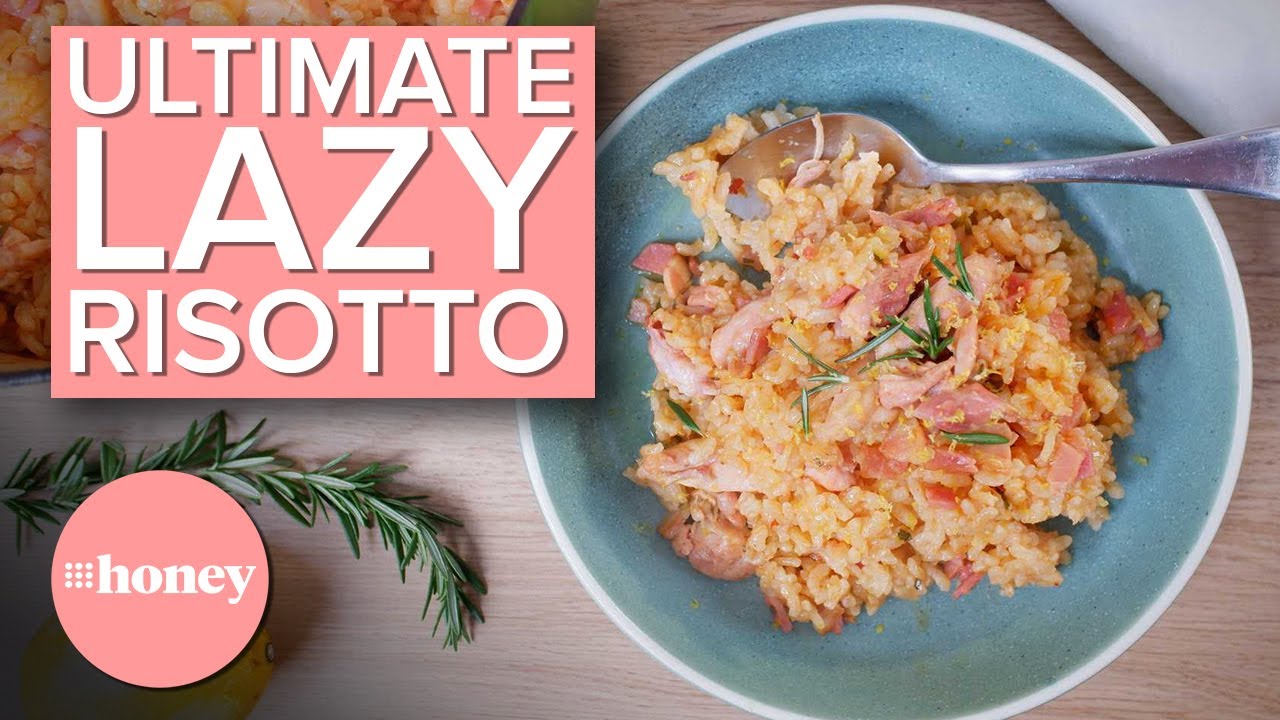 No-stir cheat's baked chicken risotto | 9Honey - YouTube