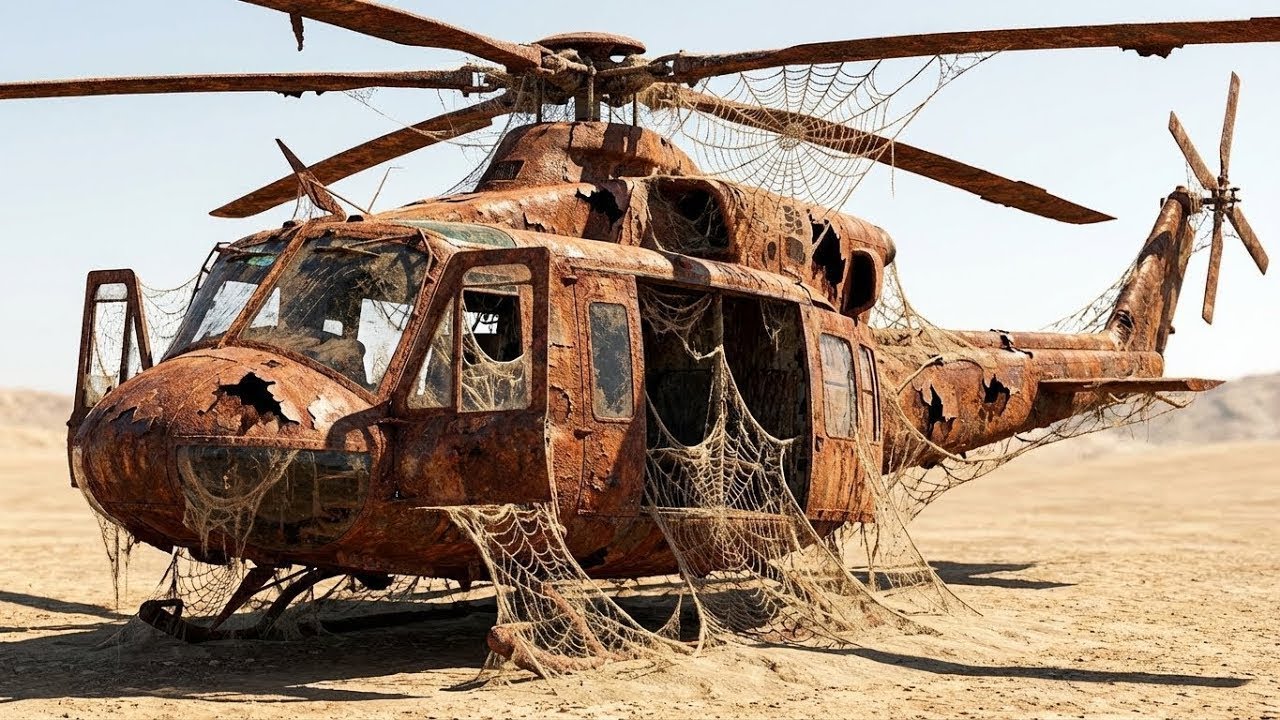 ASMR Deep Ruby 1967 Bell UH 1 Huey Restoration  A